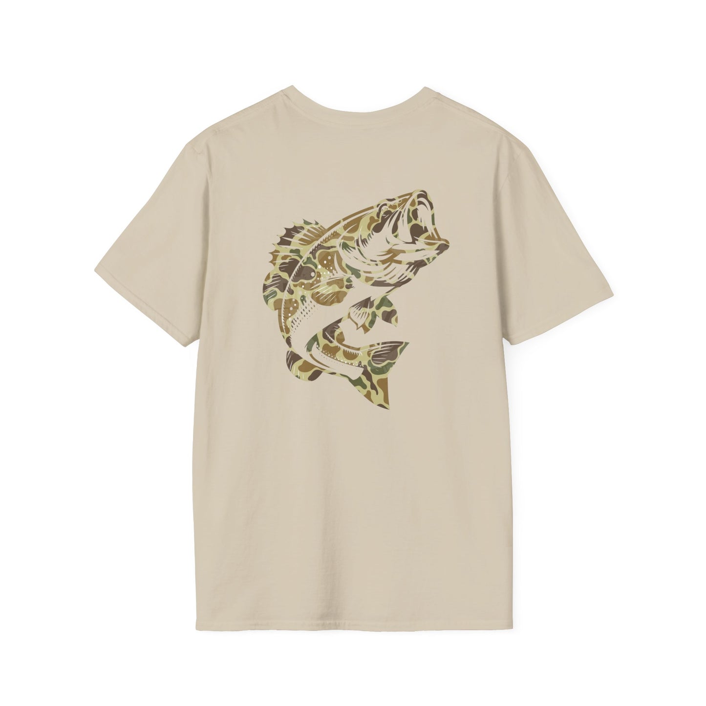 "CAMO BASS" TEE