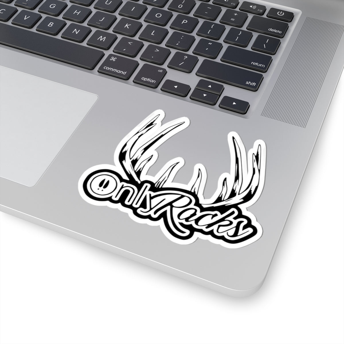 "ONLY RACKS" STICKER
