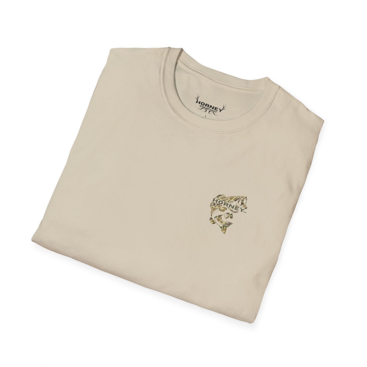"CAMO BASS" TEE