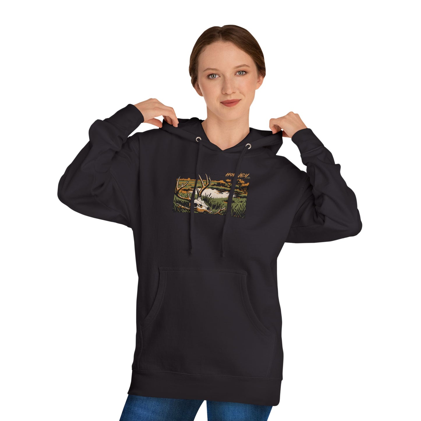 DEER SKULL LANDSCAPE HOODIE