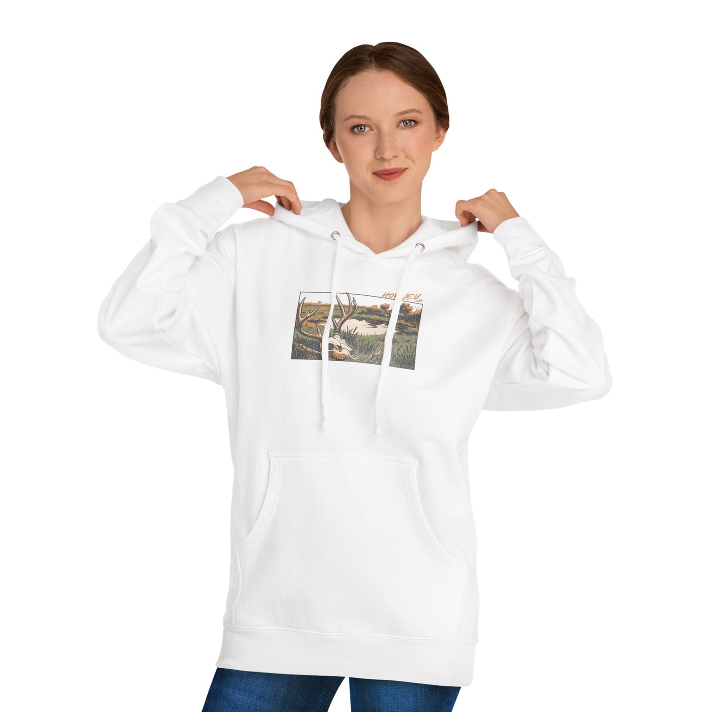 DEER SKULL LANDSCAPE HOODIE