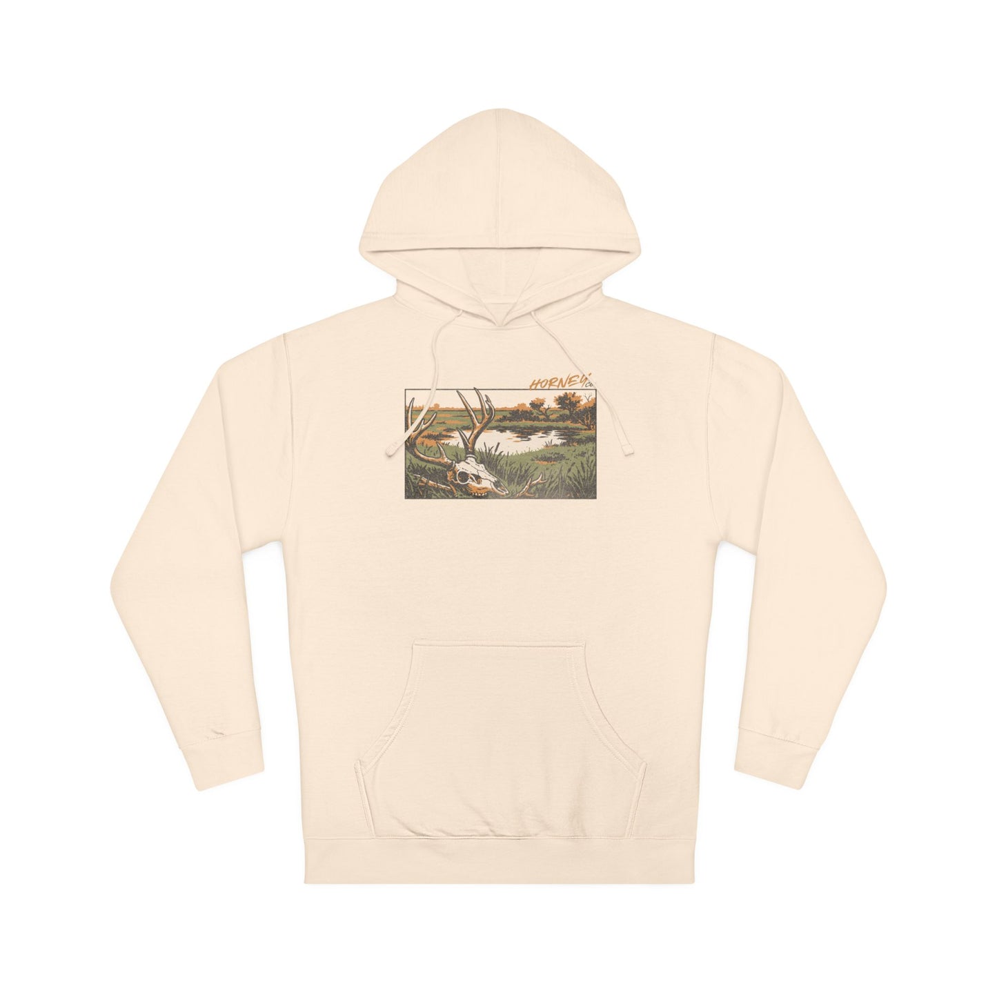DEER SKULL LANDSCAPE HOODIE