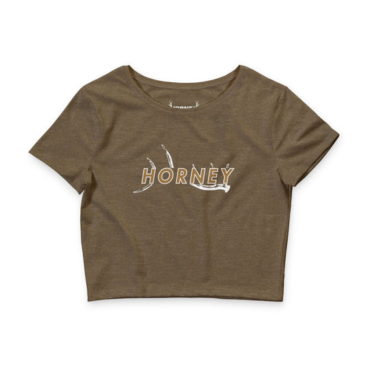 Crop Tee — (Don't Find Bigger Sheds Than Me)