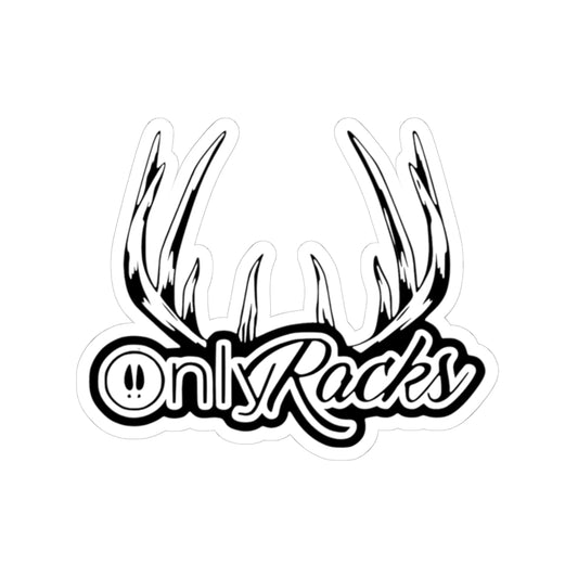 "ONLY RACKS" STICKER
