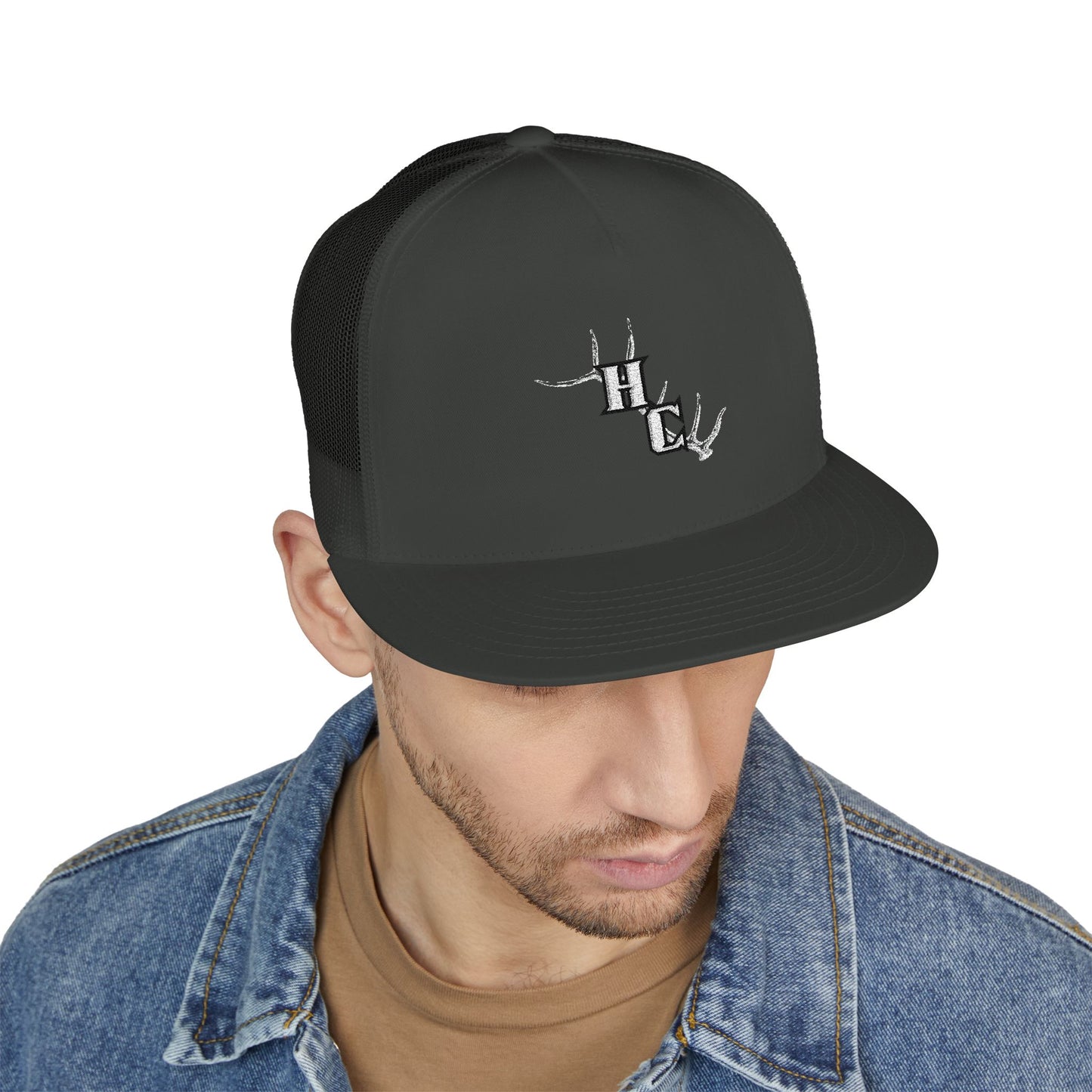 'HC' ELK ANTLER HAT