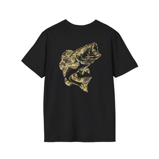 "CAMO BASS" TEE